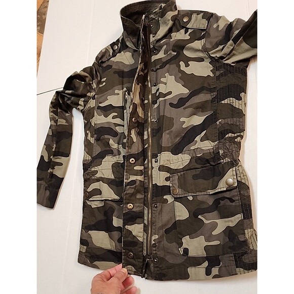 Love Tree Zip Up Long Sleeve Jacket Camo Large Grunge Retro - Picture 6 of 8